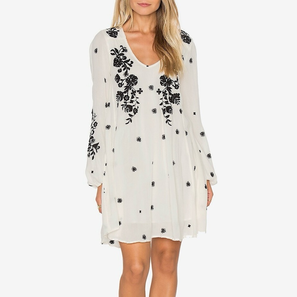 Free People Sweet Tennessee Mini Dress Ivory